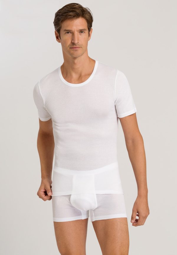 Cotton Pure Fitted Cotton Crew Neck T-Shirt - Image 2