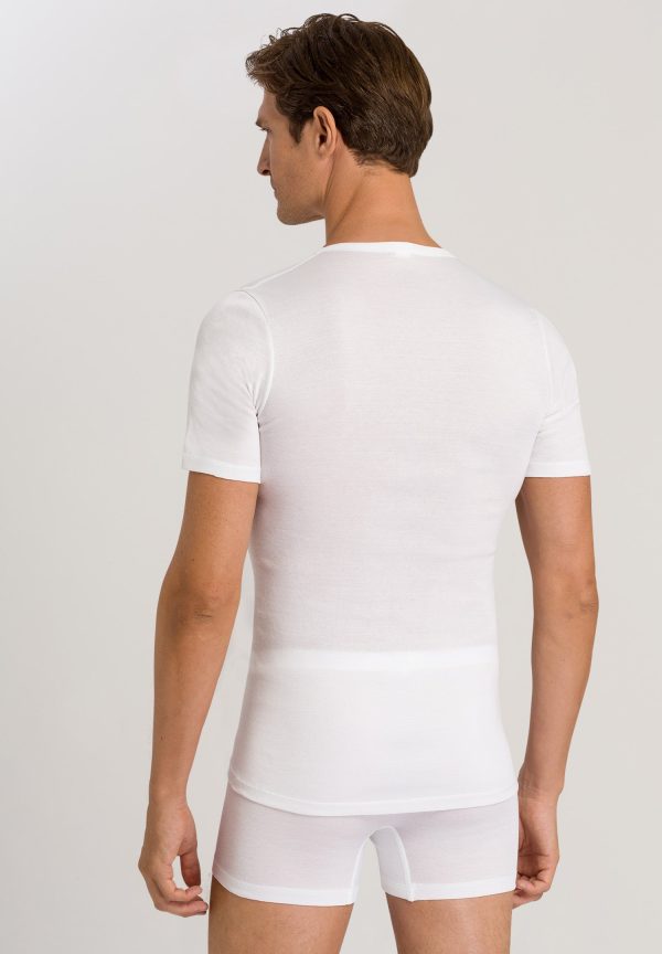 Cotton Pure Fitted Cotton Crew Neck T-Shirt - Image 3
