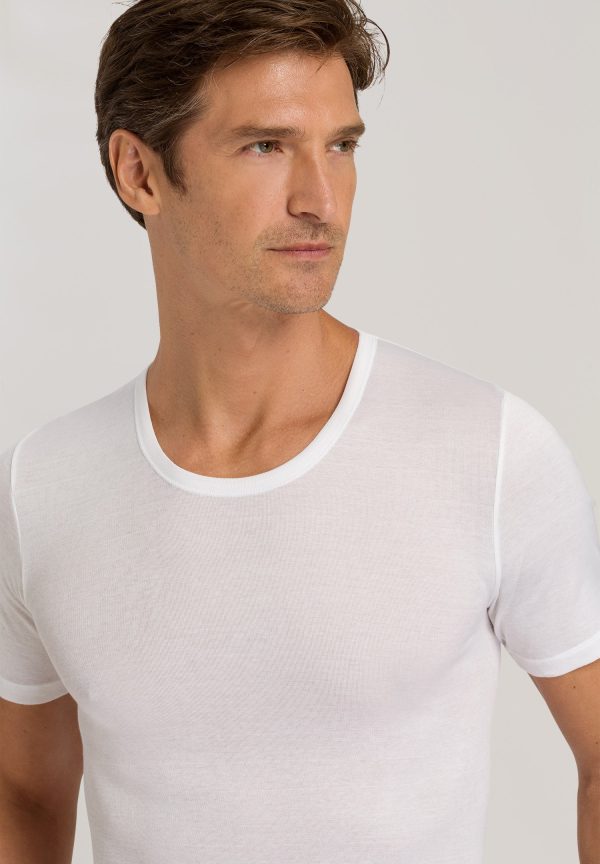Cotton Pure Fitted Cotton Crew Neck T-Shirt - Image 5