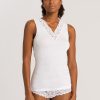 Moments Lace Trim Cotton Tank Top - Image 2