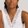 Moments Lace Trim Cotton Tank Top - Image 5