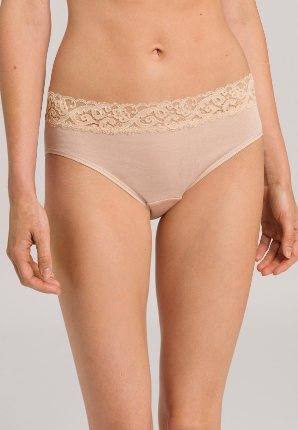 Moments Lace Trim Cotton Hipster - Image 2