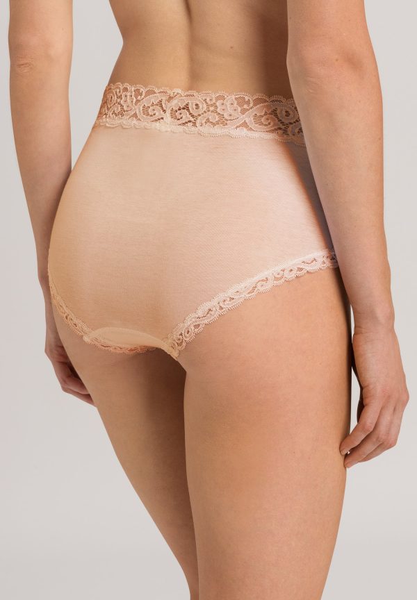 Moments Lace Trim Cotton Full Brief - Image 3