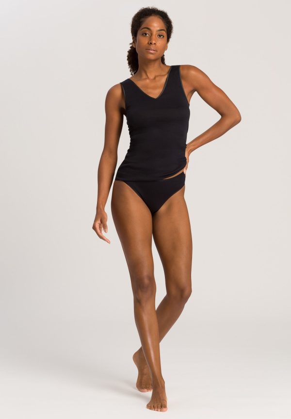 Cotton Seamless V-Neck Cotton Tank Top - Image 4