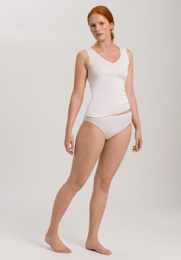 Cotton Seamless V-Neck Cotton Tank Top - Image 4