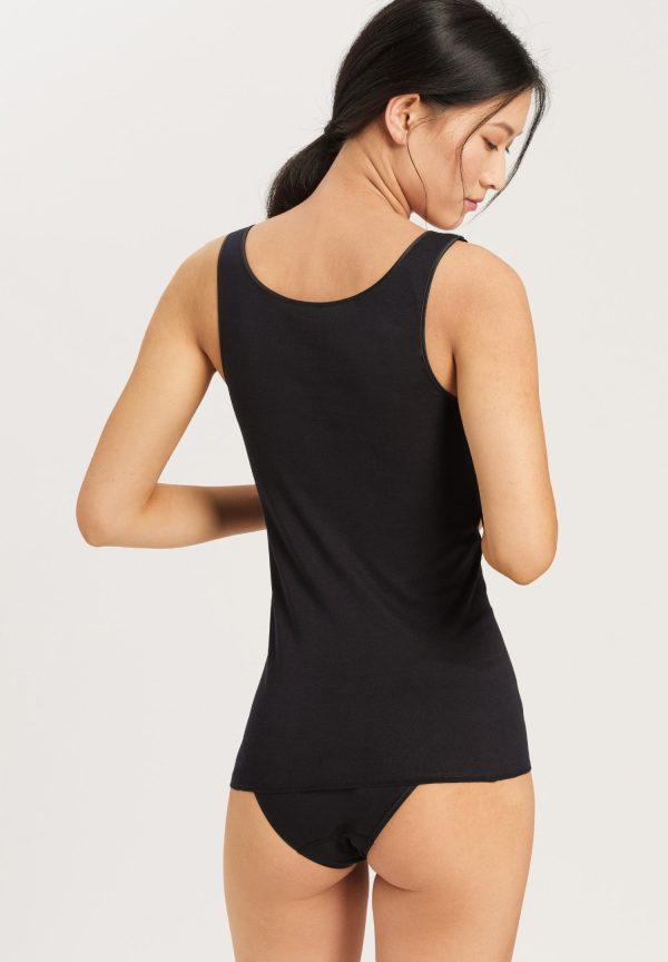 Cotton Seamless Round Neck Cotton Tank Top - Image 3