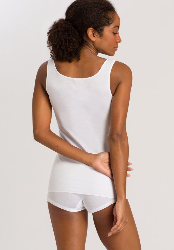 Cotton Seamless Round Neck Cotton Tank Top - Image 3