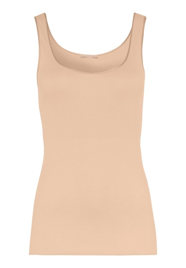 Cotton Seamless Round Neck Cotton Tank Top