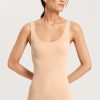 Cotton Seamless Round Neck Cotton Tank Top - Image 2