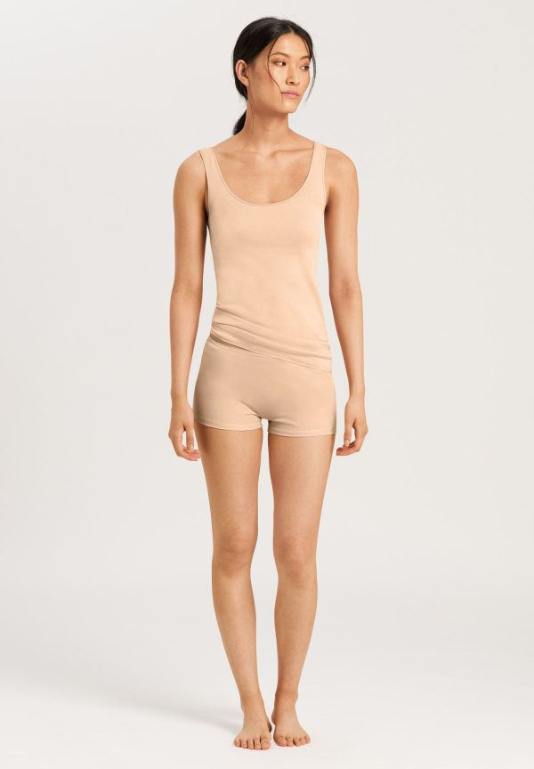 Cotton Seamless Round Neck Cotton Tank Top - Image 4