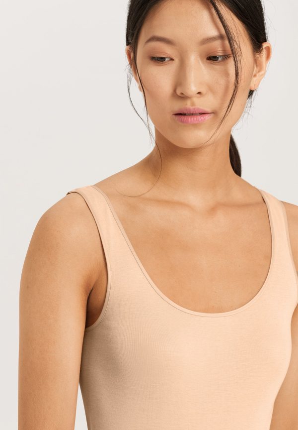 Cotton Seamless Round Neck Cotton Tank Top - Image 5