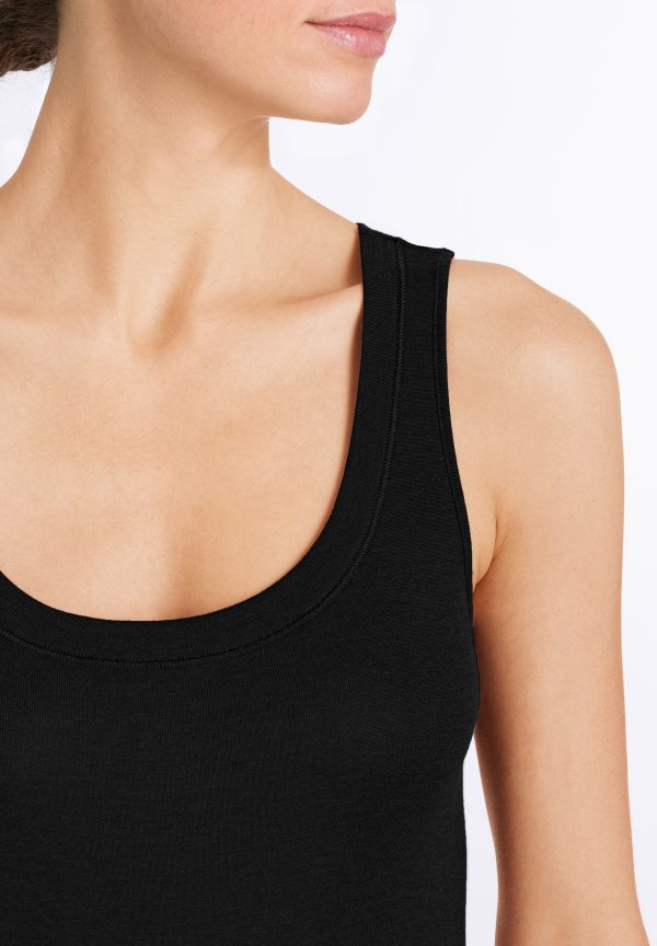 Silk/Cashmere Silk And Cashmere Scoop Neck Tank Top - Image 5