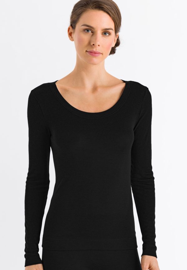 Silk/Cashmere Silk And Cashmere Scoop Neck Top - Image 2