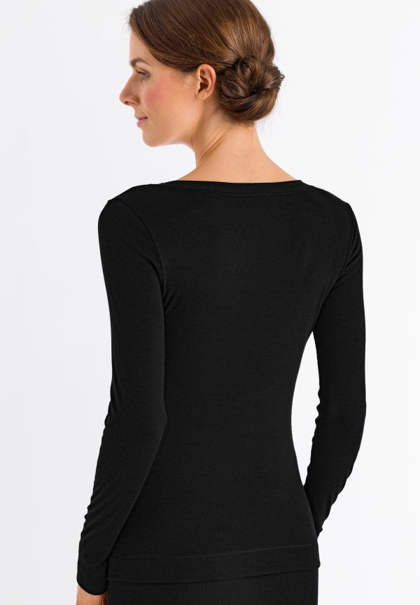 Silk/Cashmere Silk And Cashmere Scoop Neck Top - Image 3