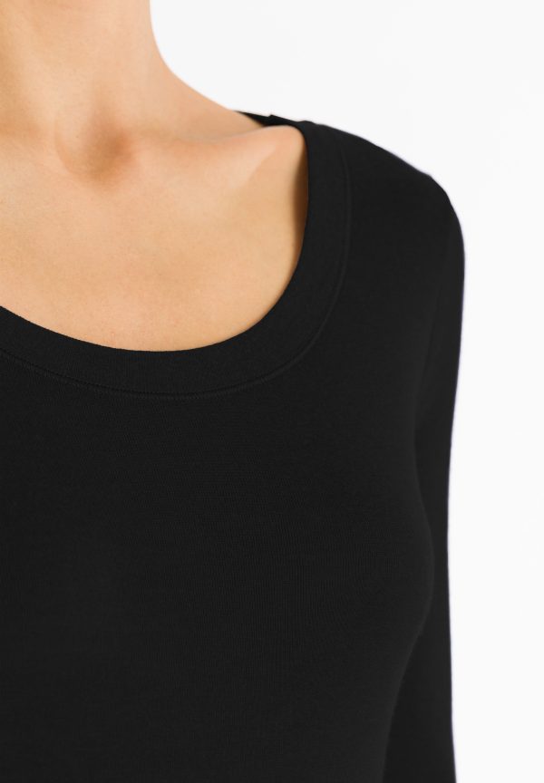 Silk/Cashmere Silk And Cashmere Scoop Neck Top - Image 5