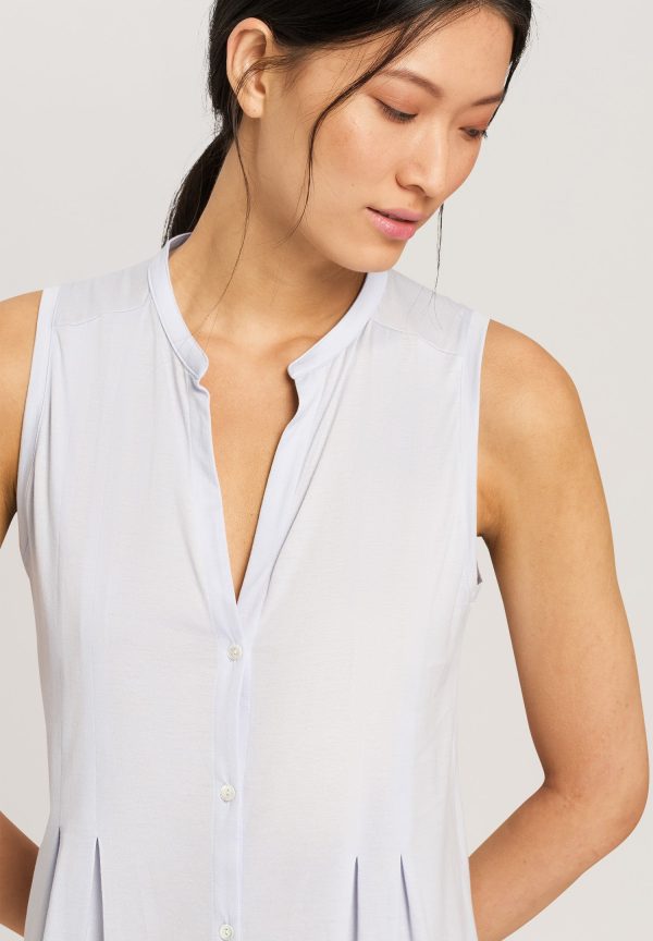 Cotton Deluxe Cotton Tank Sleep Shirt - Image 4