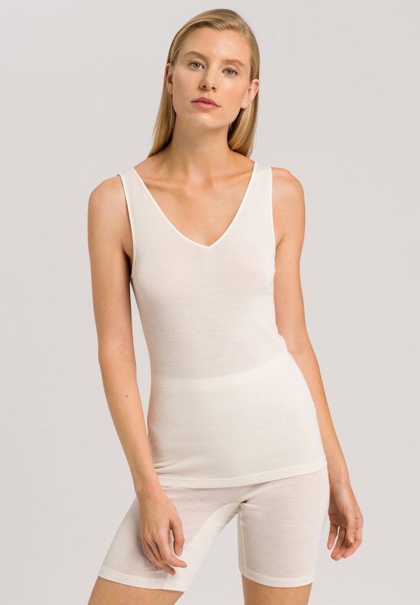 Woolen Silk W Wool And Silk V-Neck Tank Top - Image 2