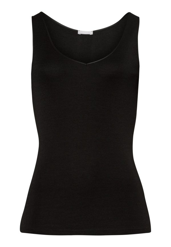 Woolen Silk W Wool And Silk V-Neck Tank Top