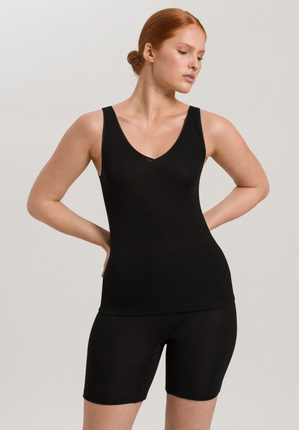 Woolen Silk W Wool And Silk V-Neck Tank Top - Image 2