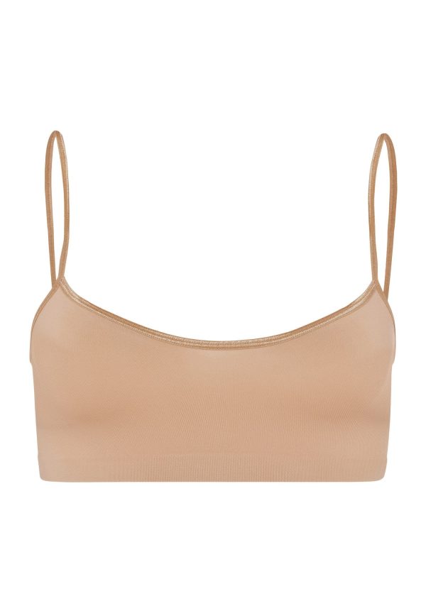 Touch Feeling Spaghetti Crop Top
