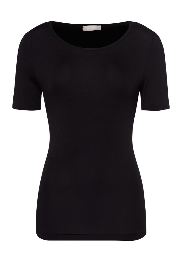 Soft Touch Round Neck Fitted Top
