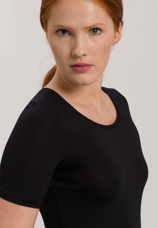 Soft Touch Round Neck Fitted Top - Image 5