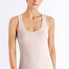 Silk/Cashmere Silk And Cashmere Scoop Neck Tank Top - Image 2