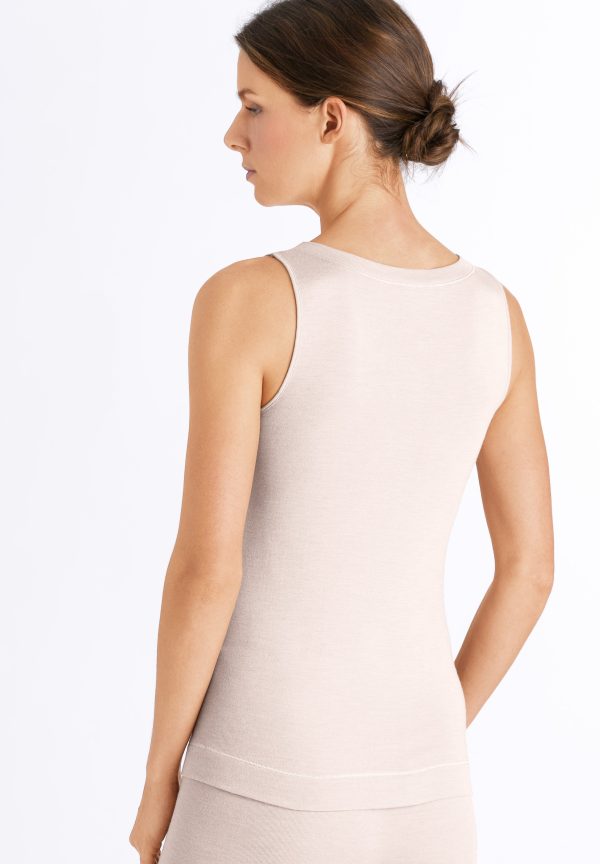 Silk/Cashmere Silk And Cashmere Scoop Neck Tank Top - Image 3