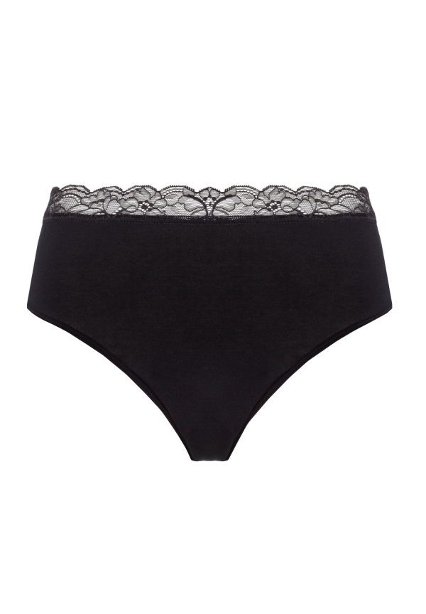 Cotton Lace Lace Trim Cotton Full Brief