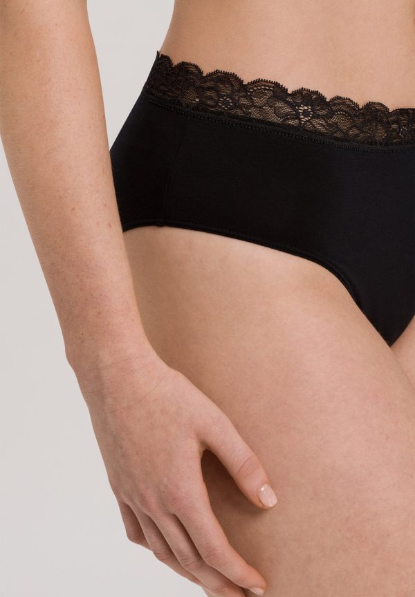 Cotton Lace Lace Trim Cotton Full Brief - Image 5