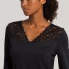 Moments Lace Trim Cotton Pajama Set - Image 4