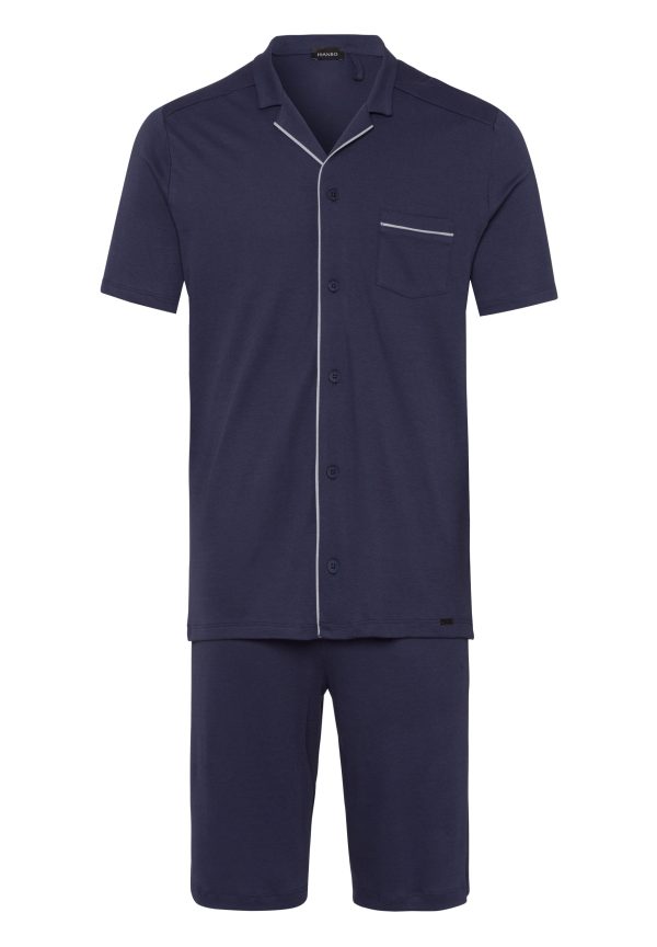 Night And Day Button Front Cotton Pajama Set