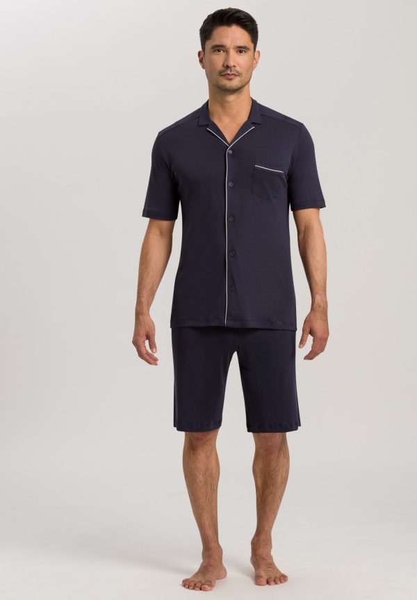 Night And Day Button Front Cotton Pajama Set - Image 2