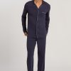 Night And Day Button Front Cotton Pajama Set - Image 2