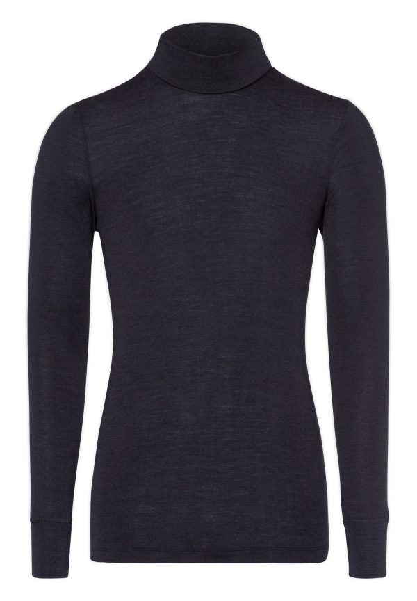 Woolen Silk M Wool and Silk Turtleneck