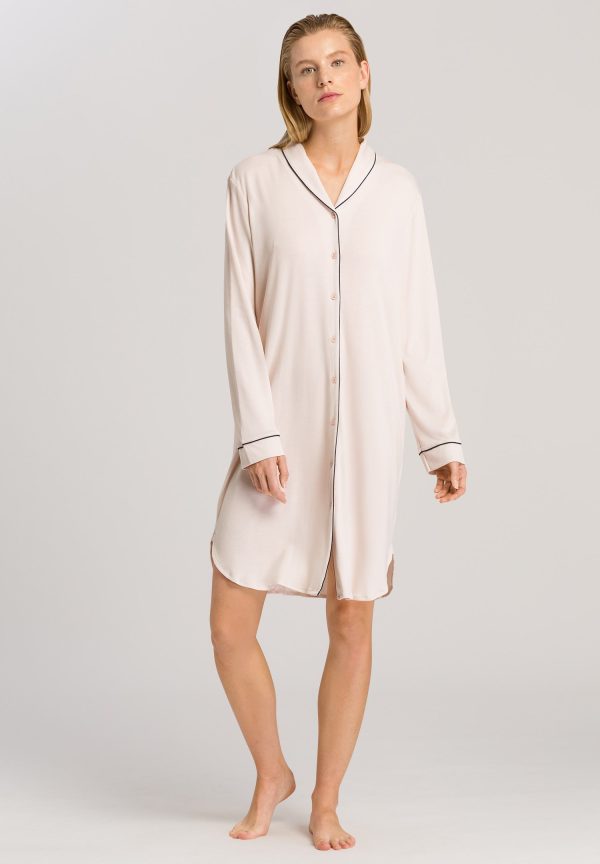 Natural Comfort TENCEL™ Button Front Sleep Shirt - Image 4