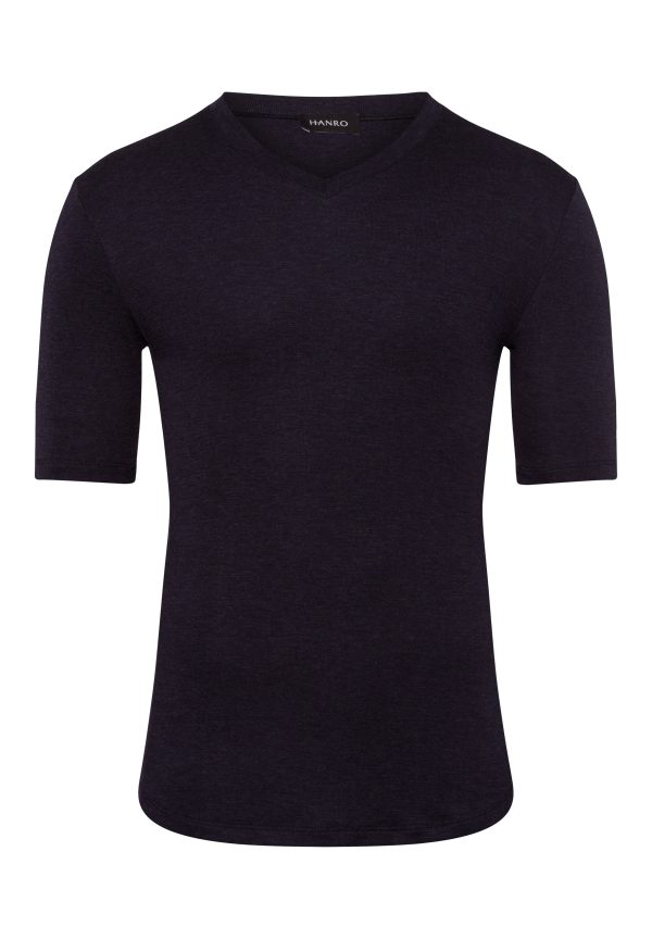 Silk/Cashmere Silk and Cashmere Fitted V-Neck T-Shirt