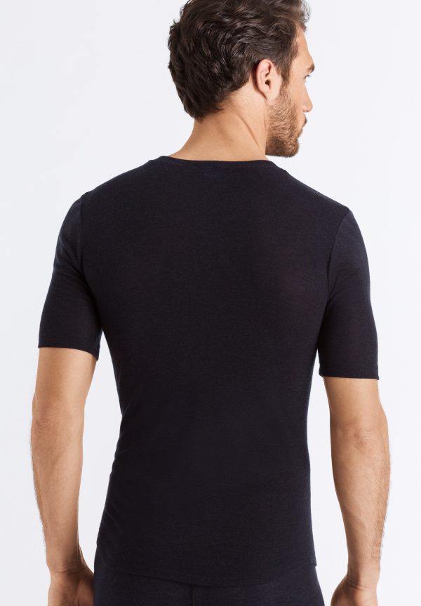 Silk/Cashmere Silk and Cashmere Fitted V-Neck T-Shirt - Image 3