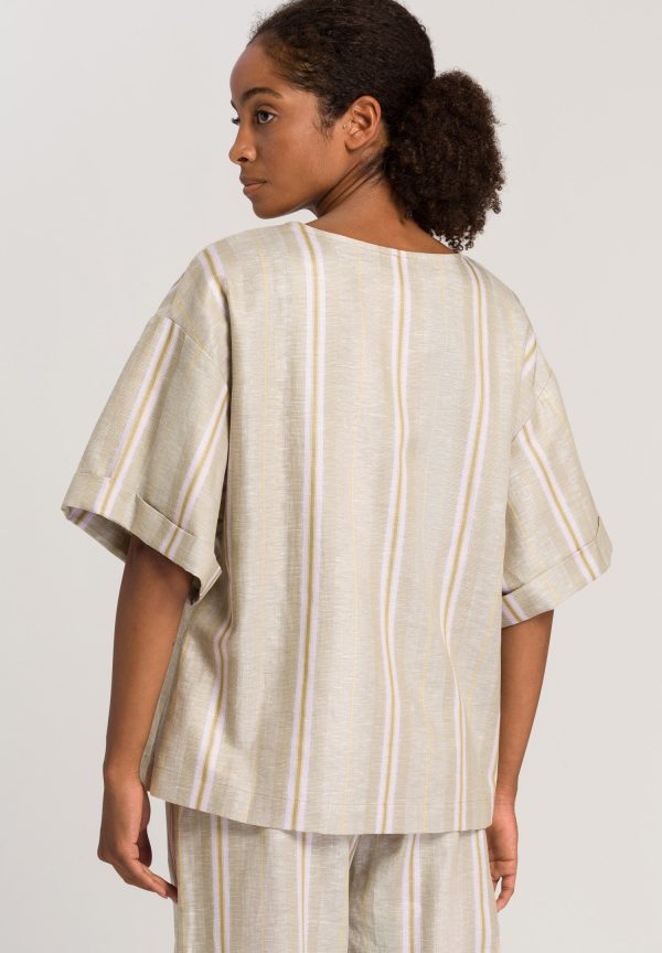 Urban Casuals Linen Blend Oversized Top - Image 3