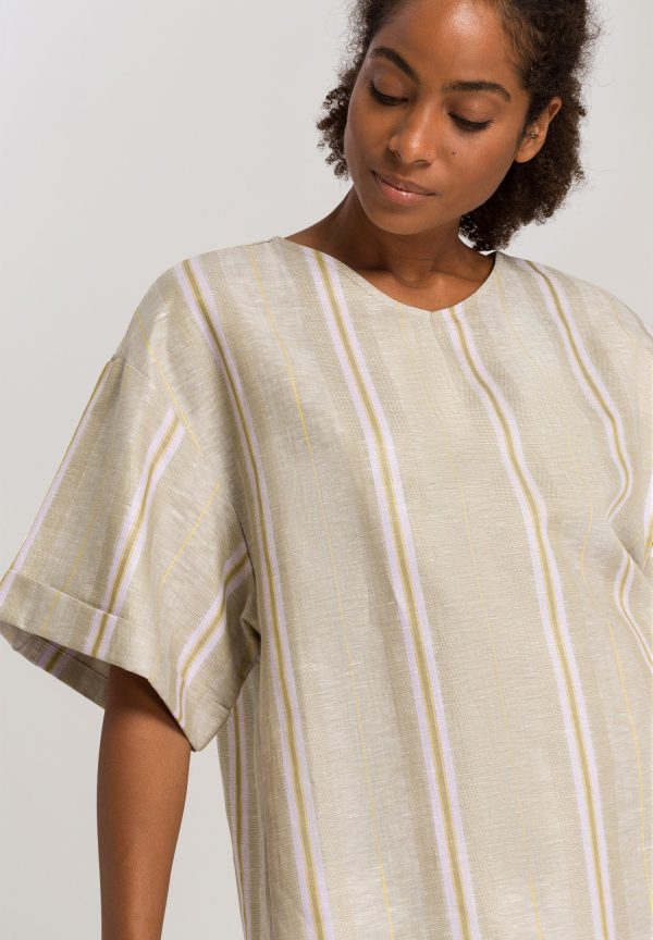 Urban Casuals Linen Blend Oversized Top - Image 5