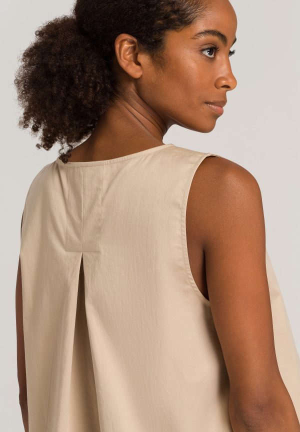 Easy Wear Relaxed High Neck Cotton Tank Top - Image 5