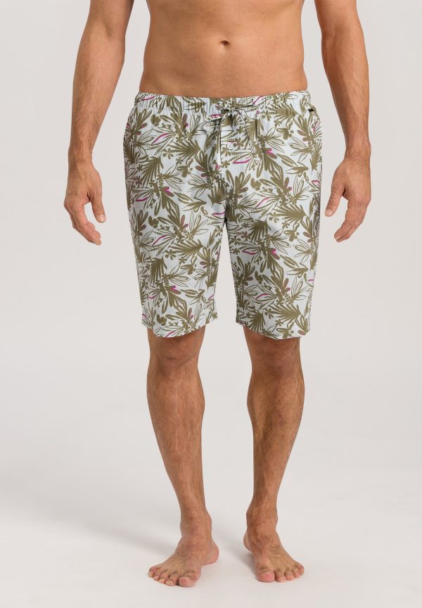 Night And Day Drawstring Cotton and Linen Shorts - Image 2