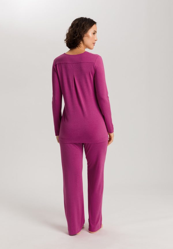 Champagne V-Neck Pajama Set - Image 3