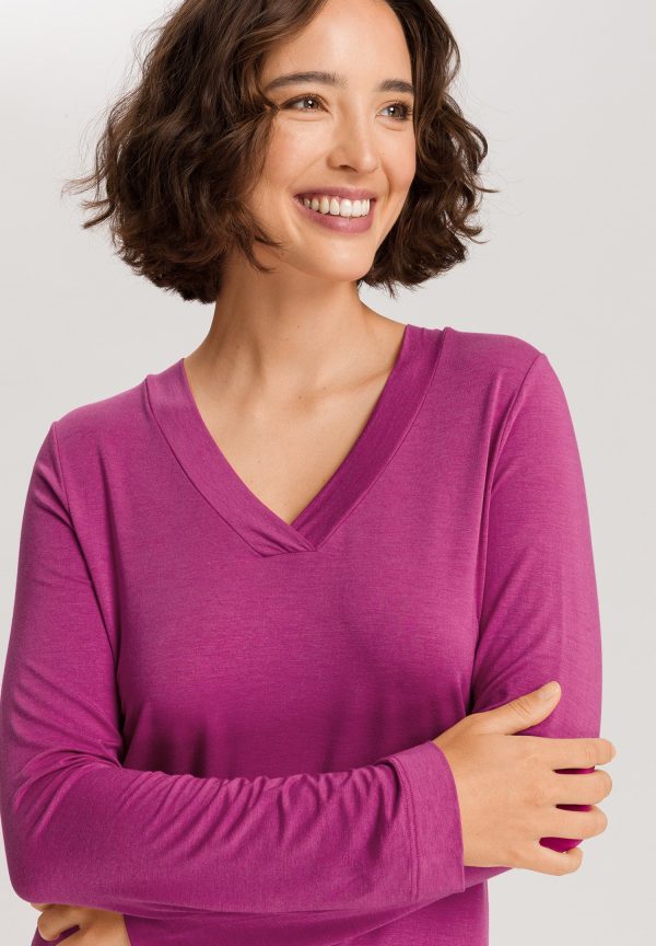 Champagne V-Neck Pajama Set - Image 5