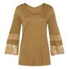 Lilova Relaxed V-Neck Knit Top