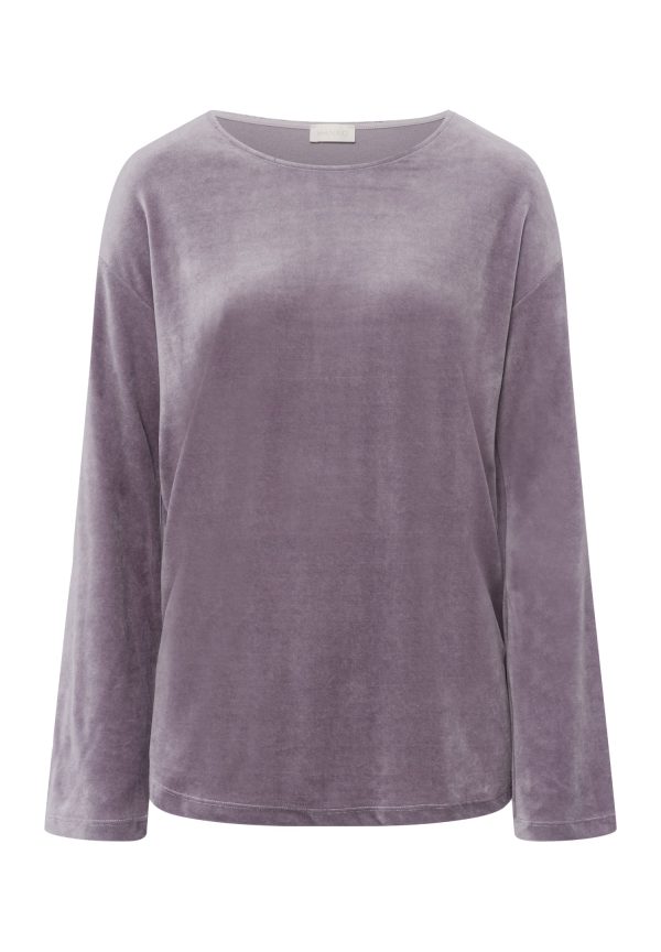 Favourites Velour Round Neck Pullover