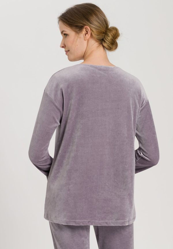Favourites Velour Round Neck Pullover - Image 3