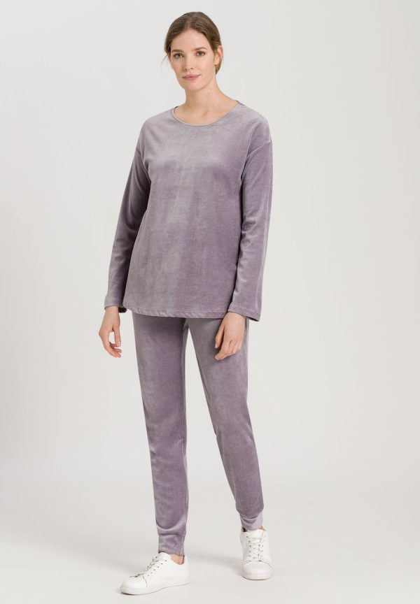 Favourites Velour Round Neck Pullover - Image 4