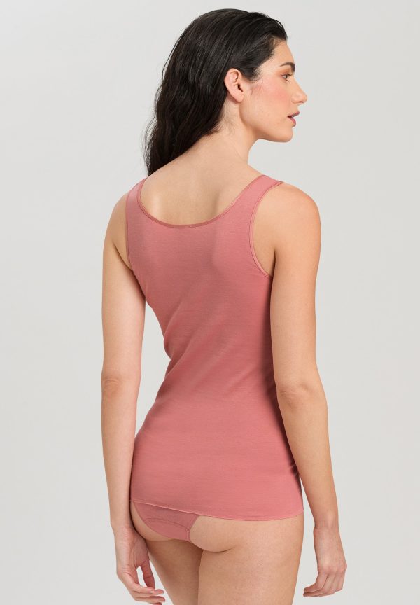 Cotton Seamless Round Neck Cotton Tank Top - Image 3