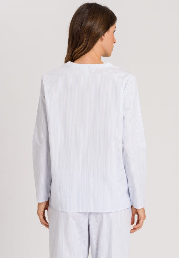 Sleep And Lounge Cotton Notch Collar Shirt - Image 3